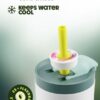 Bouteilles de gobelets Blanc Vert Bouteilles de gobelets Blanc Vert