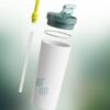 Bouteilles de gobelets Blanc Vert Bouteilles de gobelets Blanc Vert
