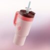 Bouteilles de gobelets Rose corail Bouteilles de gobelets Rose corail