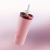 Bouteilles de gobelets Rose corail Bouteilles de gobelets Rose corail