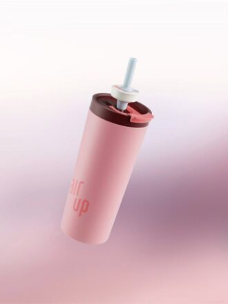 Bouteilles de gobelets Rose corail