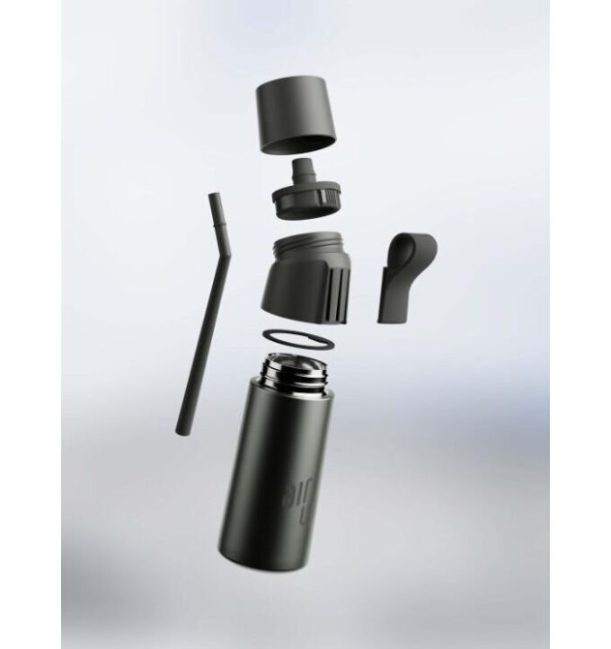 Bouteilles Gen 2 Steel Dusky Obsidian