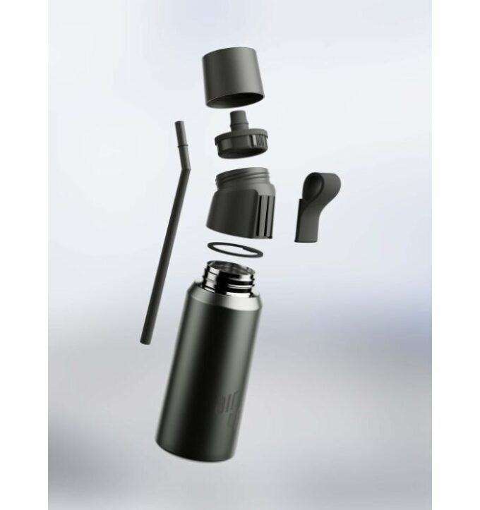 Bouteilles Gen 2 Steel Dusky Obsidian