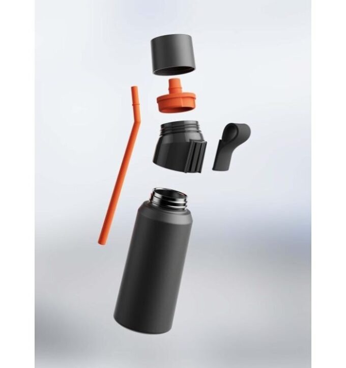 Bouteilles Gen 2 Steel Pitch Black