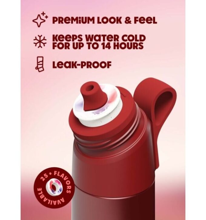 Bouteilles Gen 2 Steel Rich Ruby