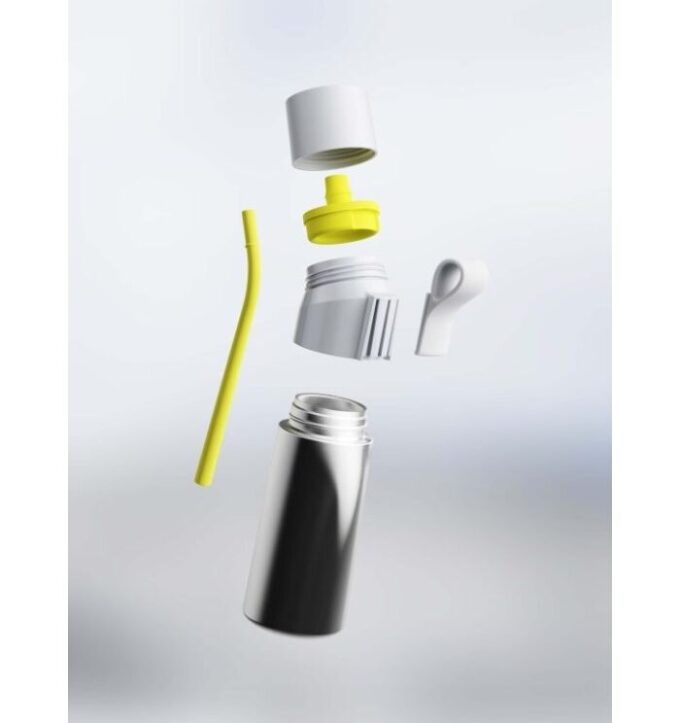 Bouteilles Gen 2 Steel Silver