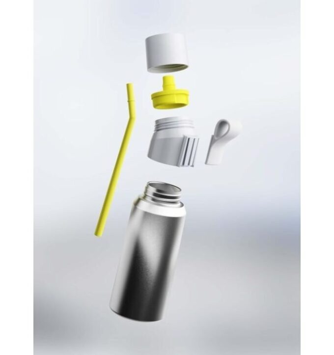 Bouteilles Gen 2 Steel Silver
